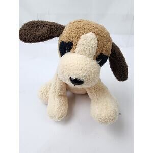 Russ Berrie Luv Pets Bandit 5” Plush Brown Tan Cream Puppy Dog Bean Bag Chamois